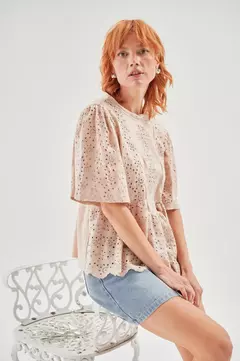 Camisa Broderie Campus