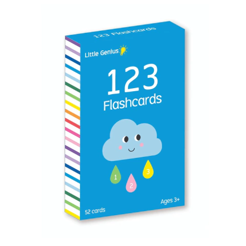 Cartas 1 2 3 en ingles. Little Genius