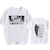 Camiseta de manga curta Attack on Titan para homens e mulheres, anime japonês, - loja online