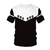 Bandia Naruto 3D camisetas impressas para homens e mulheres, anime japonês, cam - comprar online