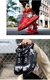Tênis casual masculino, leve de alta ganga, vermelho, cesta, pato mandarim, cal na internet