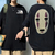 Camiseta de manga sem rosto homem de anime japonês sem rosto gráfico impresso na internet