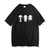 Camiseta de manga sem rosto homem de anime japonês sem rosto gráfico impresso - InstaDash