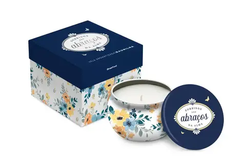 Vela Aromatica Lata - Sorrisos São Abraços