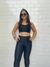 Conjunto Legging Básica + Top Estrela Compressão Preto - RB FITNESS