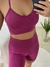 Conjunto Mescla Short Fúcsia - RB FITNESS
