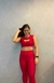 Conjunto Player Legging e Top Borboleta Framboesa - RB FITNESS