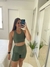 Conjunto Runner Short e Top com bolsos Verde Oliva - loja online