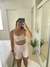 Conjunto Bicolor Rosa Pastel Short e Top Faixa Lovers - comprar online