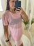 Blusa Tule Manga Rosa Claro - comprar online