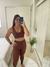 Conjunto Legging Básica Canelado Marrom na internet