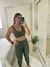 Conjunto Legging Básica Canelado Verde Oliva - loja online
