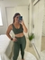Conjunto Legging Básica Canelado Verde Oliva - RB FITNESS