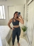 Imagem do Conjunto Legging e Top Assimétrico Essence Chumbo