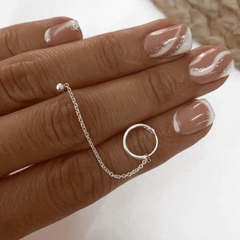 Aro piercing con cadena (UNIDAD)