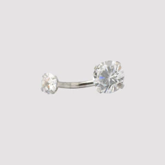 Piercing ombligo engarzado - RB Accesorios
