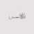 Piercing ombligo engarzado - RB Accesorios