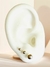 BRINCO TRIO DE BOLINHA FOLHEADO A OURO 18K E PRATA 925 - comprar online