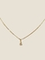 COLAR PONTO DE LUZ P FOLHEADO A OURO 18K - MAJU Folheados