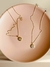 COLAR PINGENTE REDONDO TODO CRAVEJADO COM ZIRCÔNIA FOLHEADO A OURO 18K E PRATA 925