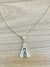 COLAR DE NOSSA SENHORA APARECIDA FOLHEADO A OURO 18K - comprar online