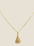 COLAR DE NOSSA SENHORA APARECIDA FOLHEADO A OURO 18K