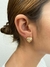 BRINCOS DE ZIRCÔNIA CRAVEJADO FOLHEADO A OURO 18K - loja online
