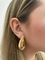 BRINCO GRANDE DE GOTA CHIC IMPACTO FOLHEADO A OURO 18K E PRATA 925 na internet