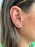 BRINCO TRIO DE BOLINHA FOLHEADO A OURO 18K E PRATA 925
