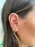 BRINCO TRIO DE ARGOLA REDONDA LISA FOLHEADA A OURO 18K E PRATA 925 - comprar online