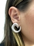 BRINCO CARACOL LISO GRANDE FOLHEADO A OURO 18K E PRATA 925 - MAJU Folheados