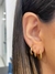 BRINCO TRIO DE ARGOLA CLÁSSICA CLICK FOLHEADO A OURO 18K E PRATA 925