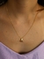 CONJUNTO COLAR E BRINCO TRIANGULAR LINNA FOLHEADO A OURO 18K - MAJU Folheados
