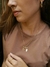 COLAR DE CASAL (MENINA E MENINO) COM ZIRCÔNIA FOLHEADO A OURO 18K - comprar online