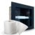Nicho Papel Higiênico Simples Porcelanato Preto Dourado na internet
