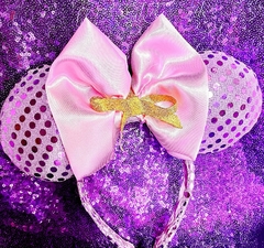 Vincha diadema estilo orejas Minnie (varios personajes, Moana, Tinkerbell, Cenicienta, Blancanieves, Campanita, Aurora, Stich) - comprar online