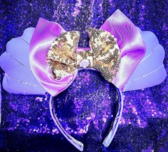 Vincha diadema estilo orejas Minnie (varios personajes, Moana, Tinkerbell, Cenicienta, Blancanieves, Campanita, Aurora, Stich) - comprar online