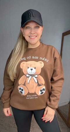 BLUSA MOLETOM FLANELADO - comprar online