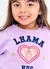 Casaco Infantil Menina Estampa Lhamacórnio - Roxo - comprar online