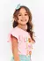 Blusa Infantil Menina Estampa Lhamacórnio - Rosa - comprar online
