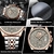 POEDAGAR - Relógio Quartz, Aço, Cronógrafo, Data, Top Luxo - comprar online