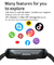 LIGE - Smartwatch para Homens e Mulheres, IP68 Impermeável, Chamada Bluetooth