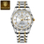 POEDAGAR - Relógios de luxo, impermeável, luminoso, quartzo, de couro (Vários modelos) - comprar online