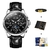 OUPINKE - Relógios de Luxo Masculino, Espelho Safira sintática, Pulseira de Couro (modelos) na internet
