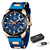 LIGE - Relógio Luxo Masculino Silicone Sport Watch Quartzo - loja online