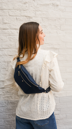 RIÑONERA CLEO IMPERMEABLE AZUL - Marijo