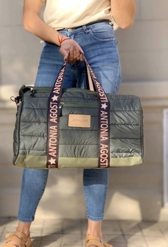 BOLSO VIETNAM PUFFER PLATEADO
