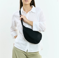 BANDOLERA TORI DE LONA NEGRA