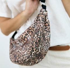 BANDOLERA TORI DE LONA LEOPARDO - Marijo