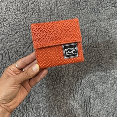 BILLETERA BOSTON SMALL CUERO ROJO